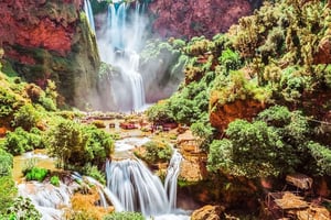 Fra Marrakesh: guidet tur til Ouzoud-fossene og båttur
