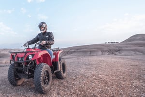 Desde Marrakech: Excursión de medio día en quad por el desierto de Agafay