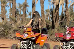 Fra Marrakech Tours: 2 timers ørken-quadbike-eventyr