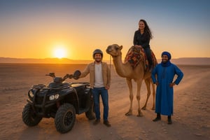 Marrakech: deserto di Agafay, quad, giro in cammello, cena e spettacolo