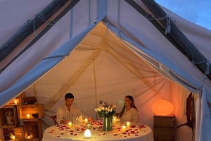 Marrakech: Agafay Desert Romantic Wedding Proposal & Dinner