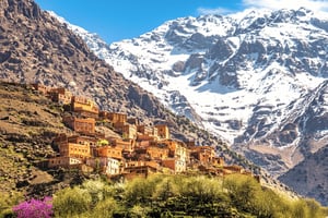 Marrakech: Atlasbjergene og 3 dale, vandretur til vandfald og frokost