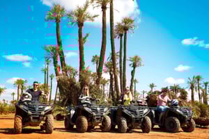 Marrakech : Passeio de camelo, quadriciclo em Palmeraie com traslado