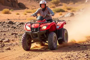 Marrakech: quad en el desierto de Agafay, paseo en camello y cena con espectáculo