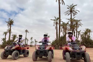 Marrakech : Balade en quad et à dos de chameau