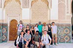 Marrakech: Ben Youssef, Secret Garden & Medina Guided Tour
