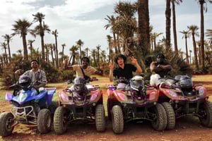 Marrakesch: Quad-Tour durch die Dünen und den Palmenhain mit Tee