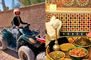 Marrakech: Palmeraie Quad Bike & Traditional Moroccan Spa