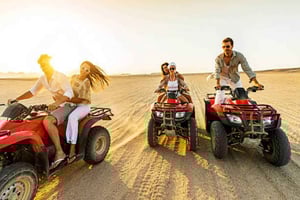 Marrakech : Balade en quad et à dos de chameau avec dîner à Agafay.