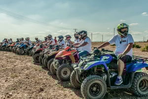 Marrakech: Quad in Jbilets Desert Tour w/ Palm Grove & Pool