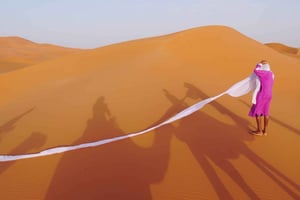 Marrakesch nach Fes 3-tägige Wüstentour mit Kamel und Luxuszelt