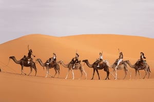 Marrakesh til Merzouga: 4-dagers luksuseventyr i Sahara-ørkenen