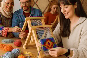 Marrakech: teje tu propia alfombra marroquí con amor y Transfe.