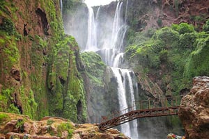 Marrakesh: Ourika-rivier, watervallen met gids en lunch
