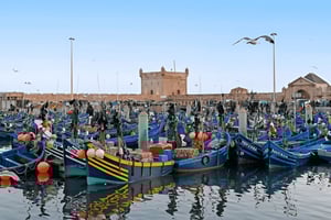 Escursione di un giorno in piccolo gruppo da Marrakech a Essaouira Mogador