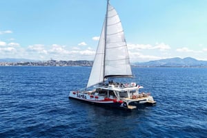 Marseille: Brunch at Sea in the Calanques on a Maxi Catamaran