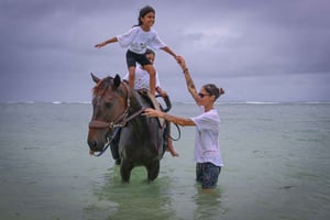 1時間の乗馬体験