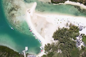 モーリシャスのカタマラン：南東部5島カタマンクルーズをお楽しみください