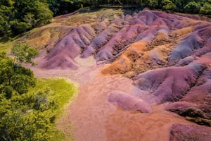 Chamarel: Indgangsbillet til Geopark 7 Coloured Earth