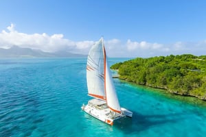 Ile aux Aigrettes: Tour privato in battello al tramonto