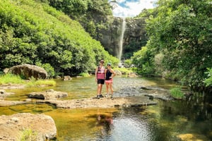 Mauritius: Exploring the Tamarind Falls with a Guide