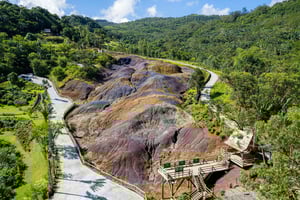 Mauritius: Ganga Talao, Vallé en fiets-zipline