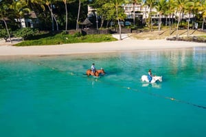 Mauritius: Horseback riding on the beach