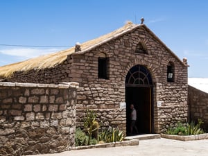 Toconao en Atacama zoutmeer