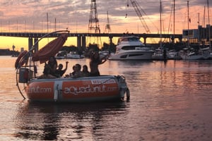 Melbourne : location de bateau barbecue Aqua Donut