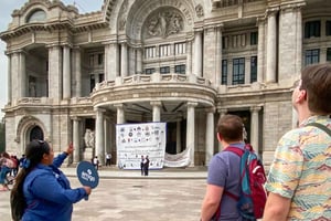 Mexico City at Night Walking tour with optional Torre Latino