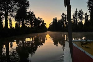 Sunrise in Xochimilco