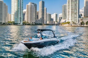 27 jalan Monterey Hengästyttävä Miami Skyline Boat Tour -veneajelu