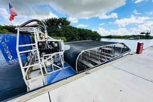 Everglades: en barco de propulsión plana con transporte