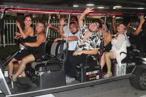 Udforsk South Beach, Miami: Den ultimative festtur i golfvogn