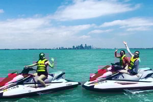 マイアミでジェットスキーと四輪バギーのアドベンチャーコンボをお楽しみください