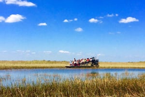 Miami: Wycieczka łodzią motorową po Everglades z transferem