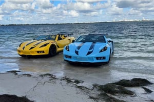 Miami Beach 1 tunnin JETCAR-ajelu PLUS ILMAINEN 1 tunnin veneajelu