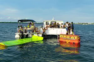 Miami : Croisière aventure avec Jetski, Tubing et boissons