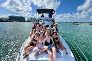 Miami Party Yacht for 34PP Bachelorette party Birthday party