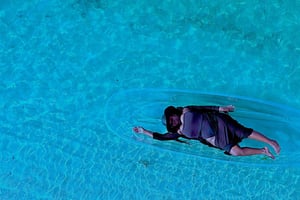 Miami/South Beach: Fotoseanse med gjennomsiktig kajakk og drone