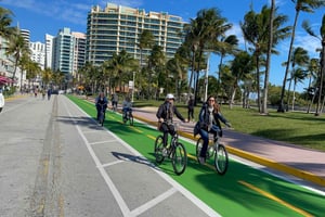 Miami: Den berømte sykkelturen til South Beach