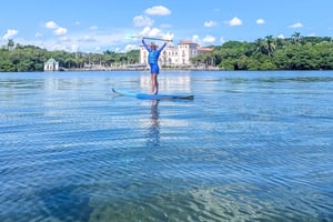 Miami: Vizcaya Museum SUP or Kayak Tour from Hobie Beach