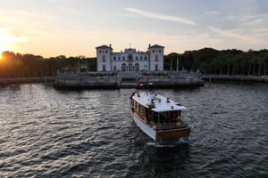 Miami Beach: Rejs o zachodzie słońca Vizcaya obejmuje jedzenie i napoje