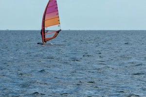 Miami: windsurfen op Hobie Beach