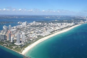 South Beach-tur med fly