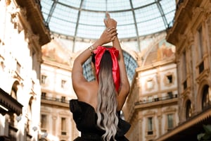 Abito da favola nel cuore di Milano (fotografo a parte)