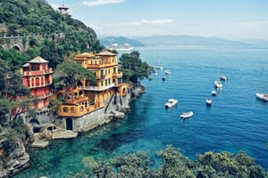 Fra Milano: Genova, Serravalle og Portofino - privat dagsutflukt