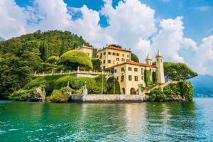 Fra Milano: Comosjøen, Bellagio og Varenna med privat båt