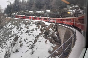 Fra Milano: Naturskjønn dagstur i Alpene med Bernina-tog