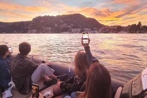 Comosøen: Aperitivo-krydstogt med prosecco ved solnedgang